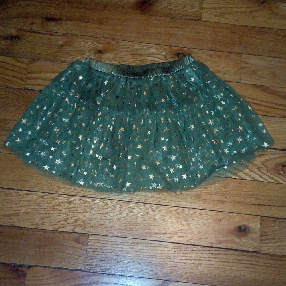 Olive Green Star Skirt
